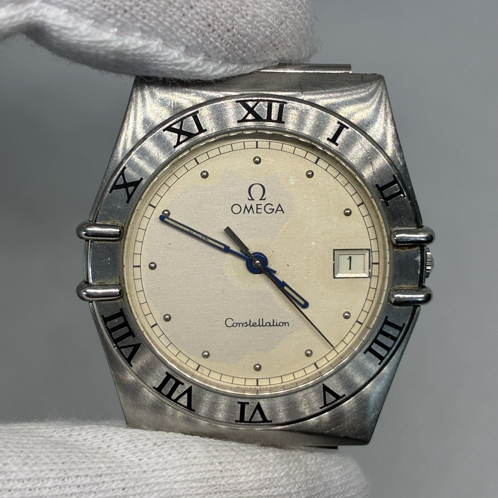 OMEGA Constellation 34mm Watch Head Only Working But Needs Repair - As Is!